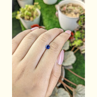 0.52 Ct. Blue Sapphire from Ceylon (Sri Lanka) Life Style