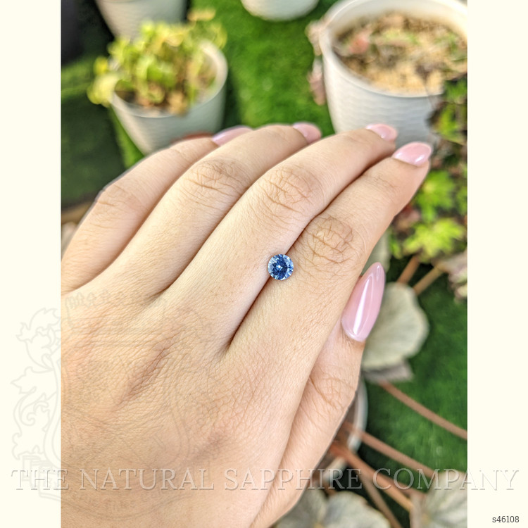 0.69 Ct. Blue Sapphire from Ceylon (Sri Lanka)