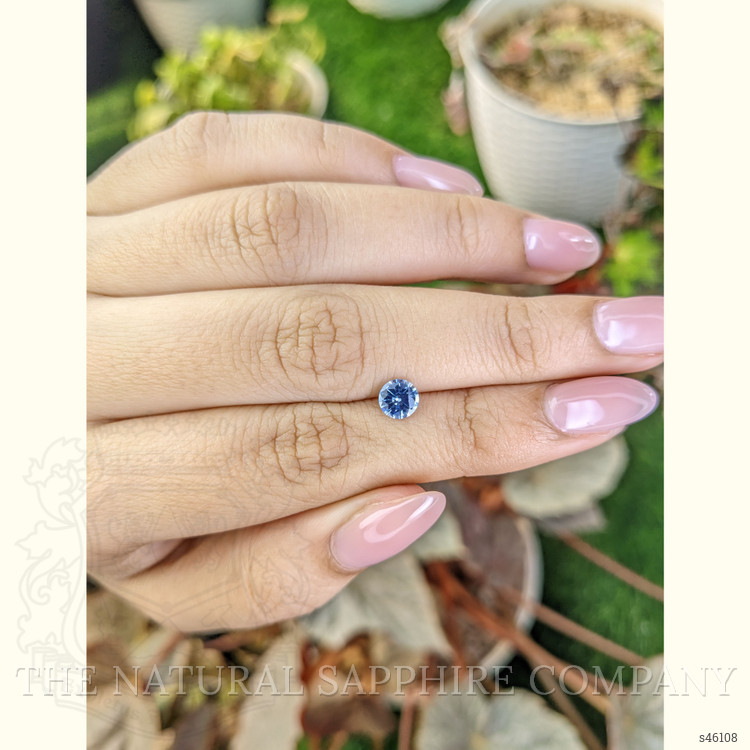 0.69 Ct. Blue Sapphire from Ceylon (Sri Lanka)
