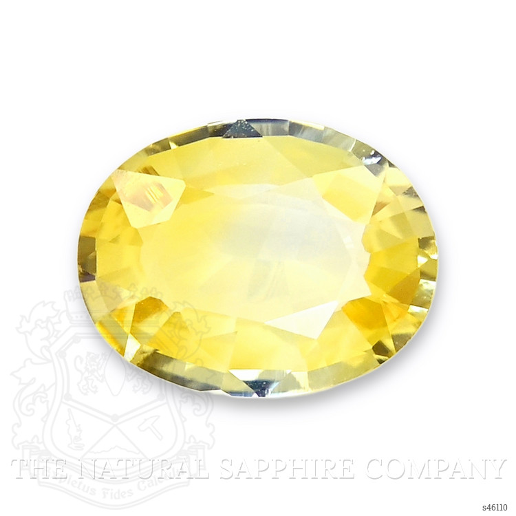 0.67 Ct. Yellow Sapphire from Ceylon (Sri Lanka)