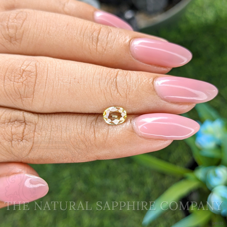 0.67 Ct. Yellow Sapphire from Ceylon (Sri Lanka)