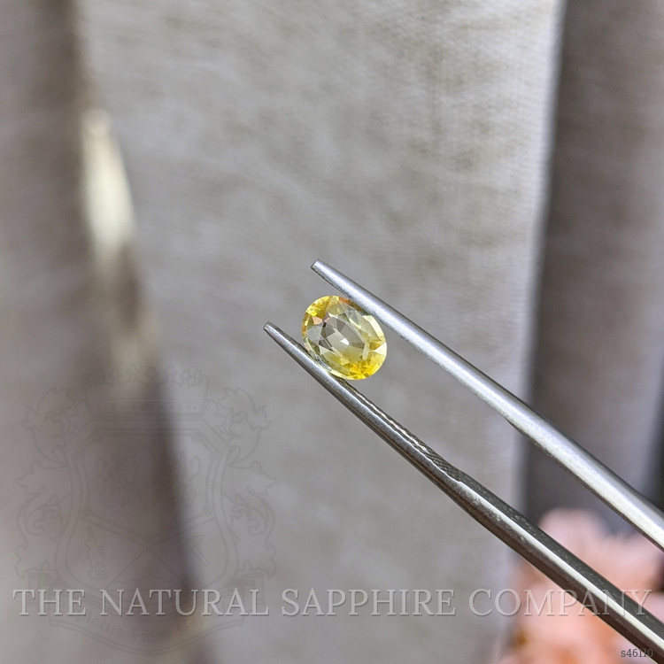0.67 Ct. Yellow Sapphire from Ceylon (Sri Lanka)