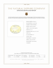 2.16 Ct. Yellow Sapphire from Ceylon (Sri Lanka) Scan Report