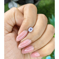 0.92 Ct. Bluish Purple Sapphire from Ceylon (Sri Lanka) Life Style