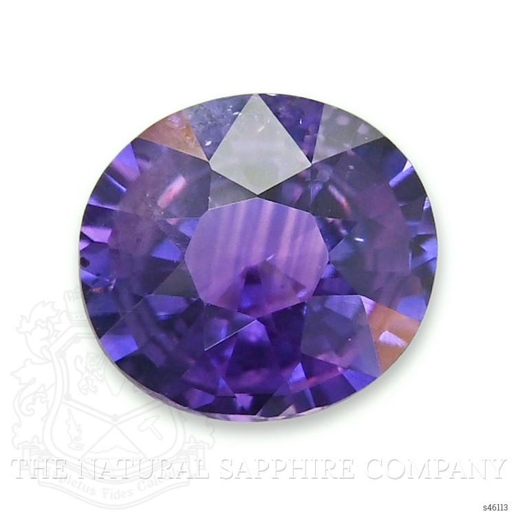 0.79 Ct. Bluish Purple Sapphire from Ceylon (Sri Lanka)
