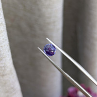 0.79 Ct. Bluish Purple Sapphire from Ceylon (Sri Lanka) Life Style