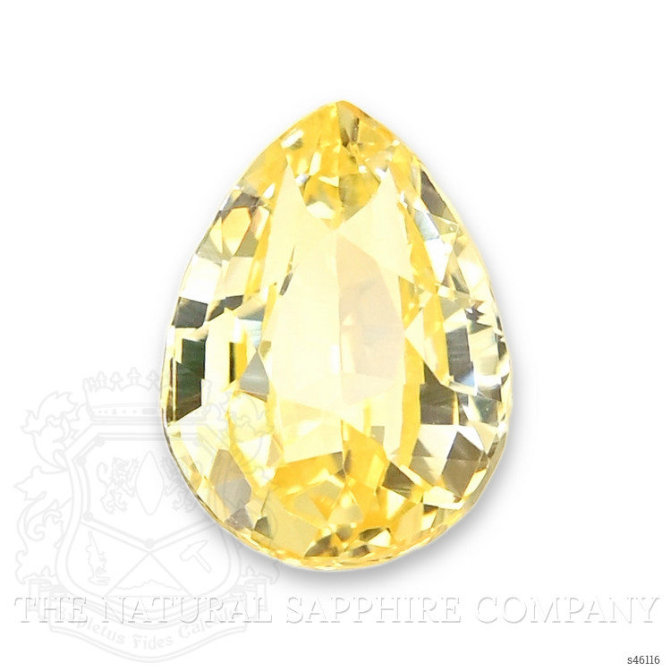 0.97 Ct. Yellow Sapphire from Ceylon (Sri Lanka)