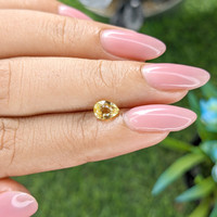 0.97 Ct. Yellow Sapphire from Ceylon (Sri Lanka) Life Style