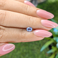 0.42 Ct. Blue Sapphire from Ceylon (Sri Lanka) Life Style