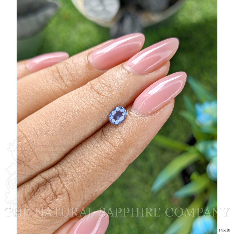 0.42 Ct. Blue Sapphire from Ceylon (Sri Lanka)