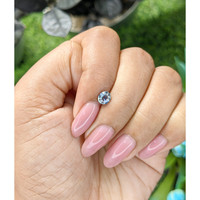 0.62 Ct. Greenish Blue Sapphire from Ceylon (Sri Lanka) Life Style