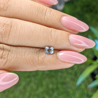 0.61 Ct. Bluish Green Sapphire from Ceylon (Sri Lanka) Life Style