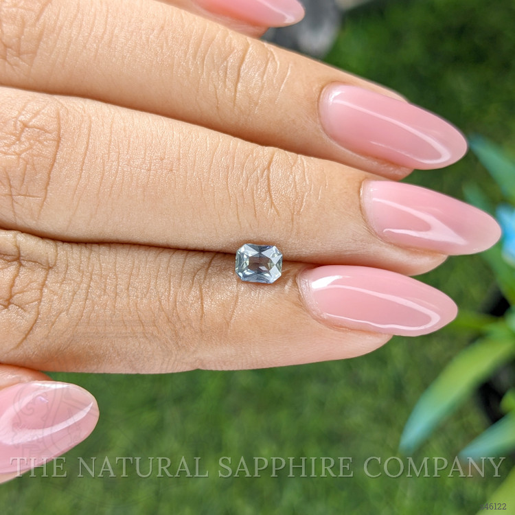 0.61 Ct. Bluish Green Sapphire from Ceylon (Sri Lanka)