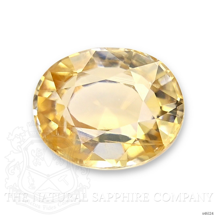 0.75 Ct. Yellow Sapphire from Ceylon (Sri Lanka)
