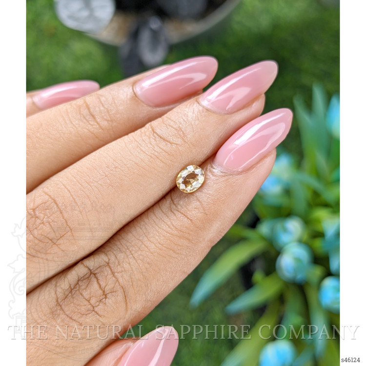 0.75 Ct. Yellow Sapphire from Ceylon (Sri Lanka)