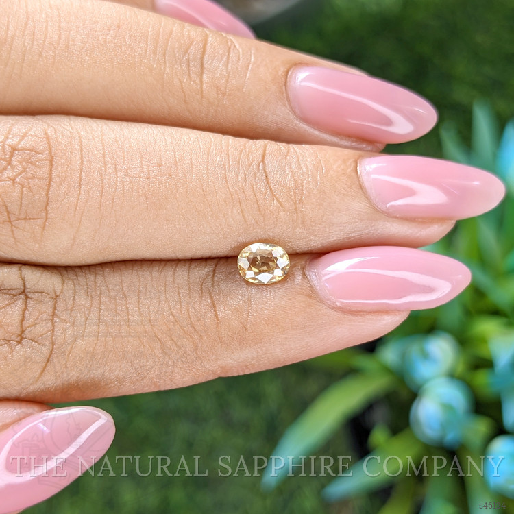 0.75 Ct. Yellow Sapphire from Ceylon (Sri Lanka)