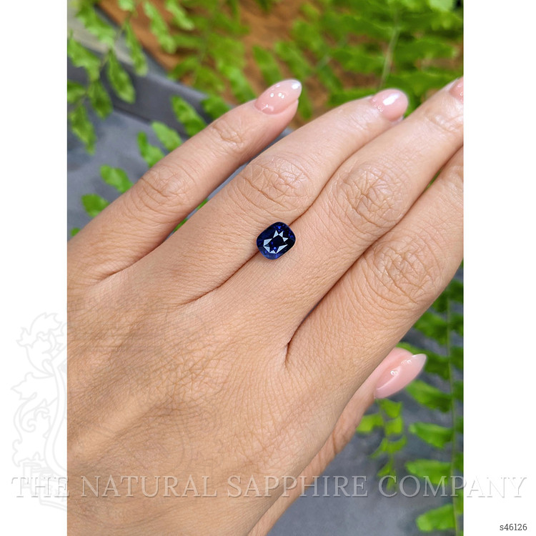 2.14 Ct. Blue Sapphire from Ceylon (Sri Lanka)
