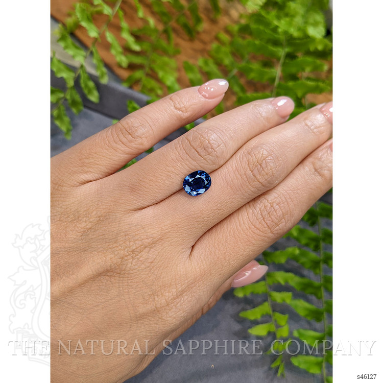 2.73 Ct. Blue Sapphire from Ceylon (Sri Lanka)