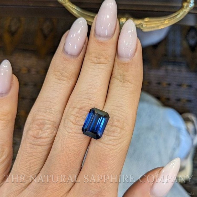 5.91 Ct. Blue Sapphire from Ceylon (Sri Lanka)