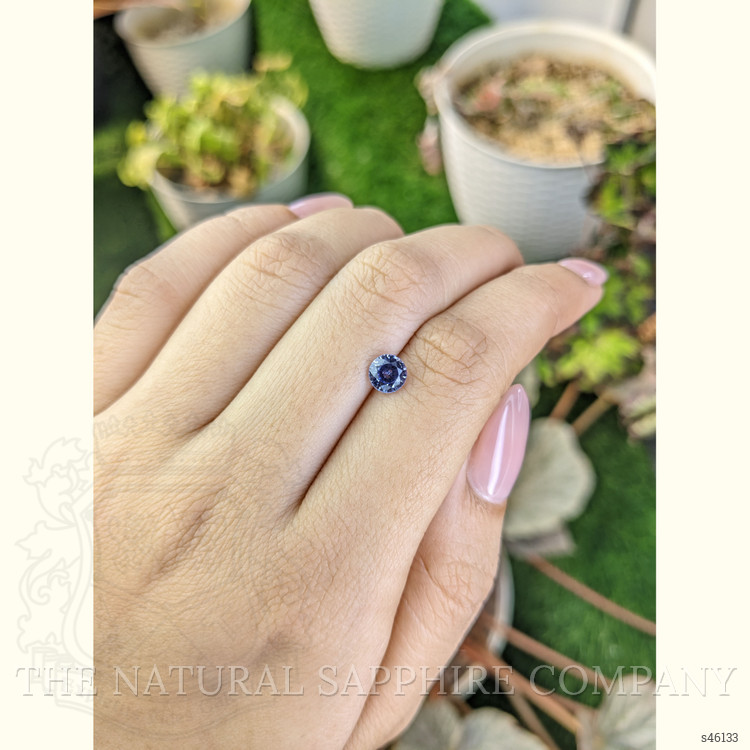 0.94 Ct. Bluish Purple Sapphire from Ceylon (Sri Lanka)