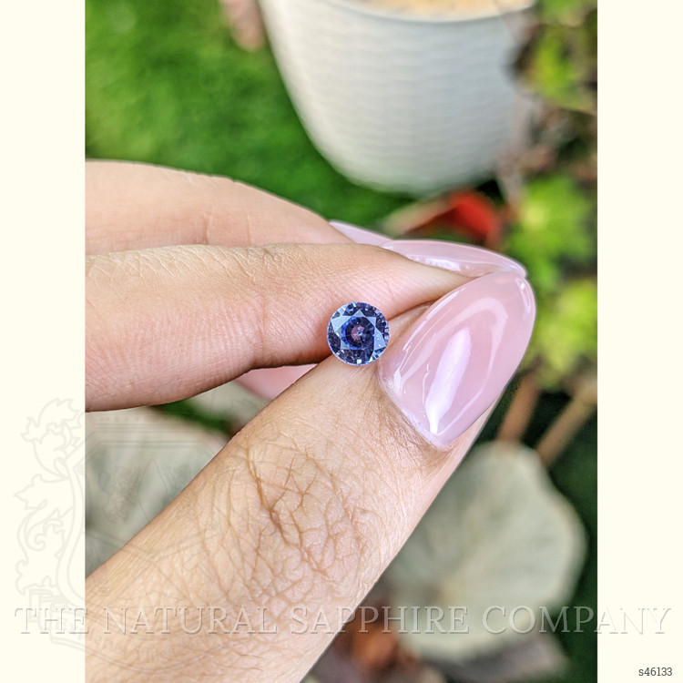 0.94 Ct. Bluish Purple Sapphire from Ceylon (Sri Lanka)