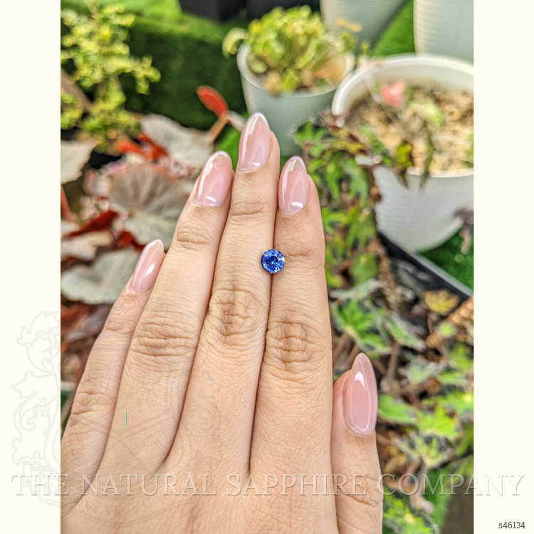 0.96 Ct. Blue Sapphire from Ceylon (Sri Lanka)