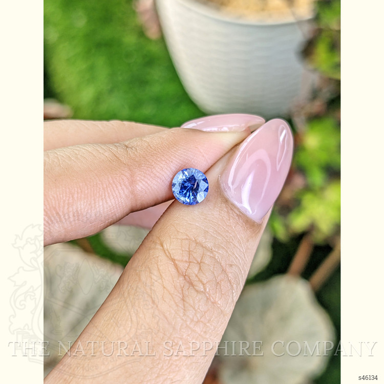 0.96 Ct. Blue Sapphire from Ceylon (Sri Lanka)