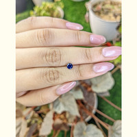 0.61 Ct. Blue Sapphire from Ceylon (Sri Lanka) Life Style