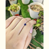 0.61 Ct. Blue Sapphire from Ceylon (Sri Lanka) Life Style