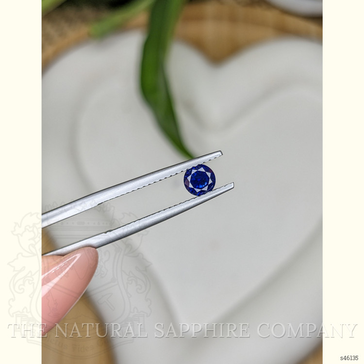 0.61 Ct. Blue Sapphire from Ceylon (Sri Lanka)