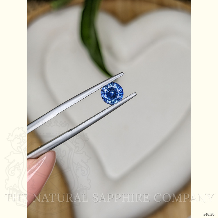 0.85 Ct. Blue Sapphire from Ceylon (Sri Lanka)