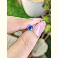 0.85 Ct. Blue Sapphire from Ceylon (Sri Lanka) Life Style