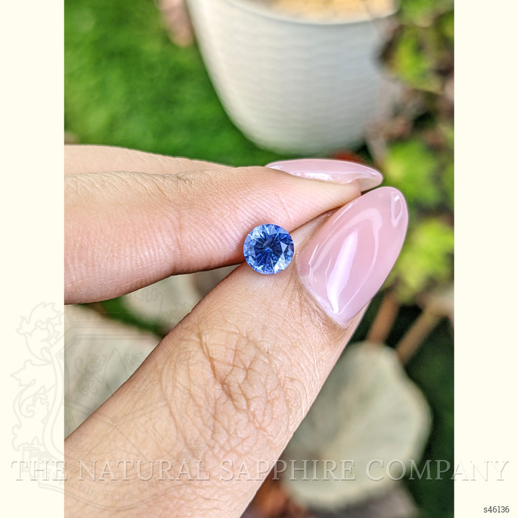 0.85 Ct. Blue Sapphire from Ceylon (Sri Lanka)