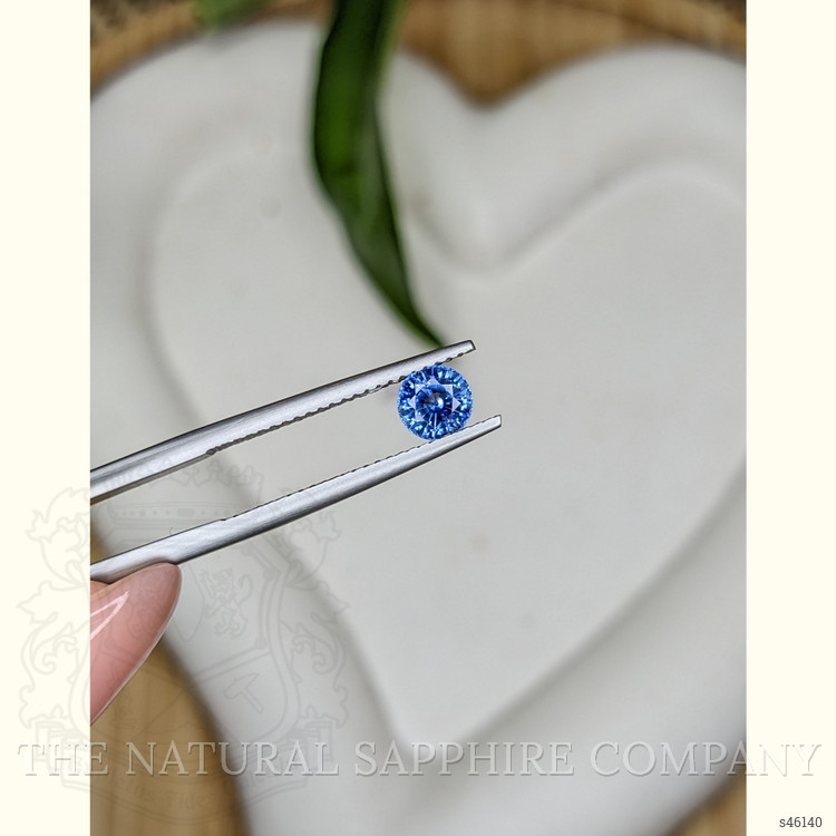 0.76 Ct. Blue Sapphire from Ceylon (Sri Lanka)