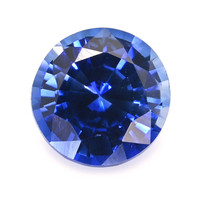 0.54 Ct.Tw. Round Sapphire