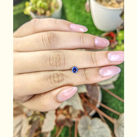 0.54 Ct. Blue Sapphire from Ceylon (Sri Lanka) Life Style