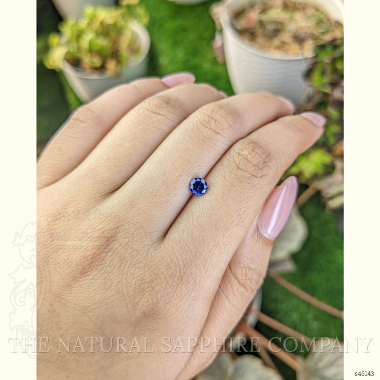 0.54 Ct. Blue Sapphire from Ceylon (Sri Lanka)