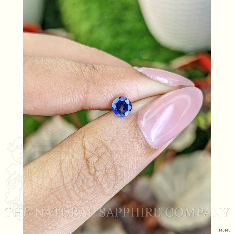 0.54 Ct. Blue Sapphire from Ceylon (Sri Lanka)