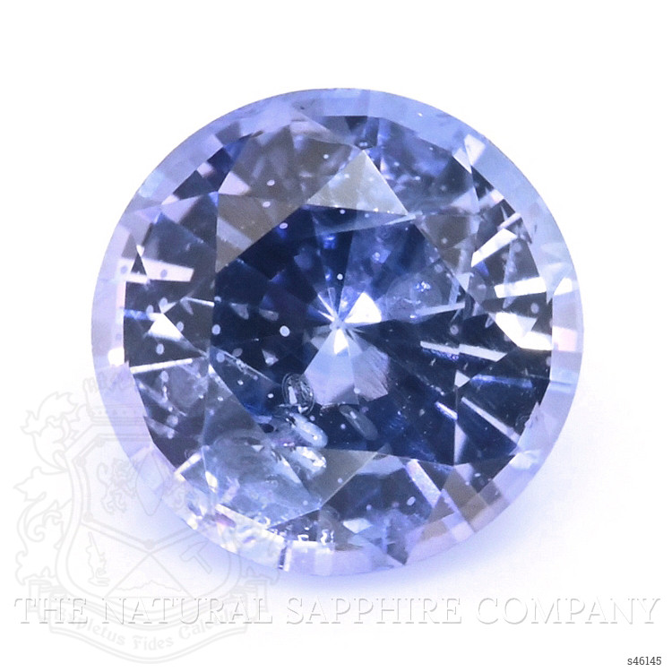 0.78 Ct. Purplish Blue Sapphire from Ceylon (Sri Lanka)