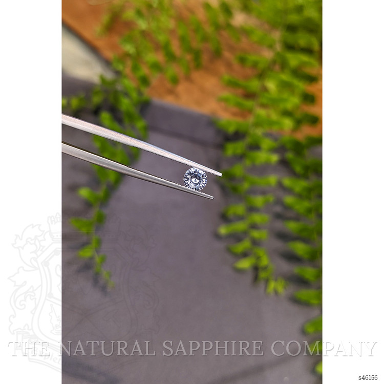0.62 Ct. Greyish Blue Sapphire from Ceylon (Sri Lanka)