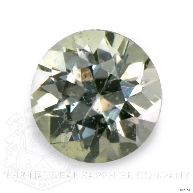 0.76 Ct. Yellowish Green Sapphire from Ceylon (Sri Lanka)