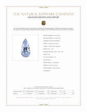 1.38 Ct. Blue Sapphire from Ceylon (Sri Lanka) Scan Report