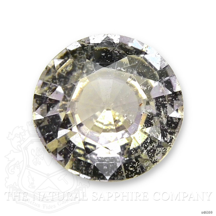 0.64 Ct. Greenish Yellow Sapphire from Ceylon (Sri Lanka)