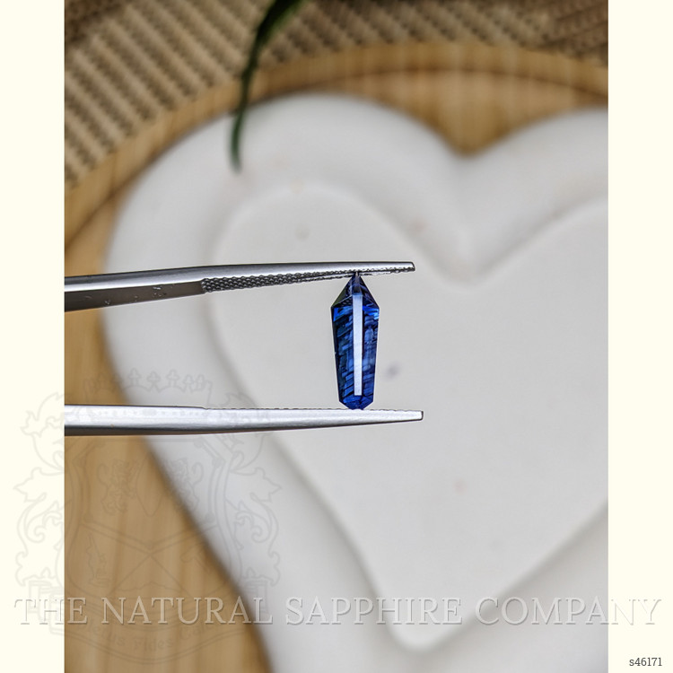 1.75 Ct. Blue Sapphire Crystal from Ceylon (Sri Lanka)