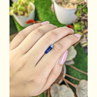1.75 Ct. Blue Sapphire Crystal from Ceylon (Sri Lanka) Life Style