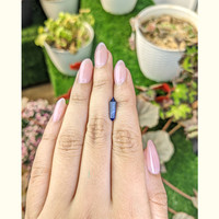 1.75 Ct. Blue Sapphire Crystal from Ceylon (Sri Lanka) Life Style