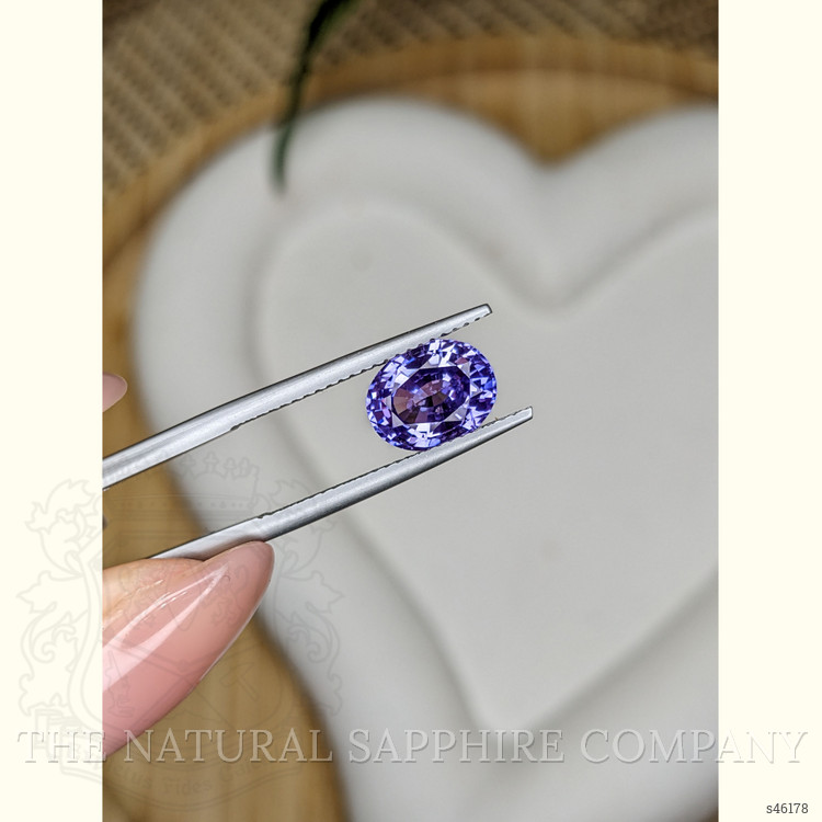 2.69 Ct. Purple Sapphire from Ceylon (Sri Lanka)