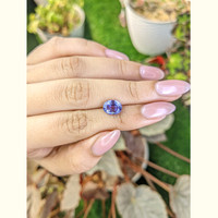 2.69 Ct. Purple Sapphire from Ceylon (Sri Lanka) Life Style