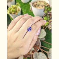 2.69 Ct. Purple Sapphire from Ceylon (Sri Lanka) Life Style