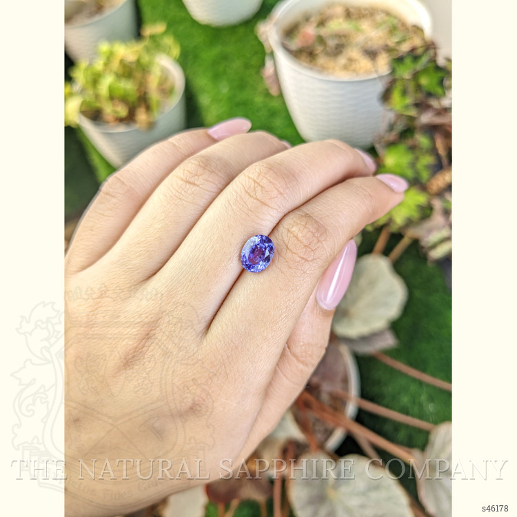 2.69 Ct. Purple Sapphire from Ceylon (Sri Lanka)